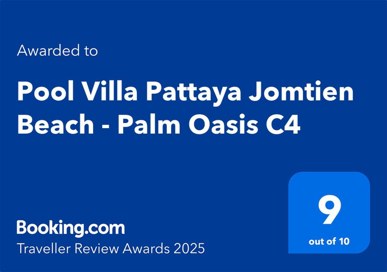 Pool Villa Pattaya Jomtien Beach - Palm Oasis C4 Eksteriør billede